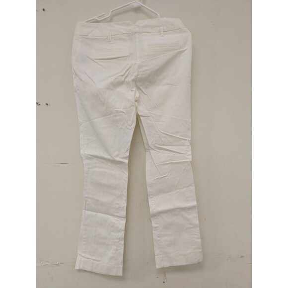 Worthington Women's White Modern Fit Straight Leg Dress Pants Size 4 Stretch - Picture 2 of 10